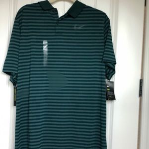 Nike Golf Dry Striped Polo Size XL NWT